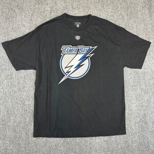 Old Time Hockey Tampa Bay Lightning NHL Black Graphic T-Shirt Mens XL
